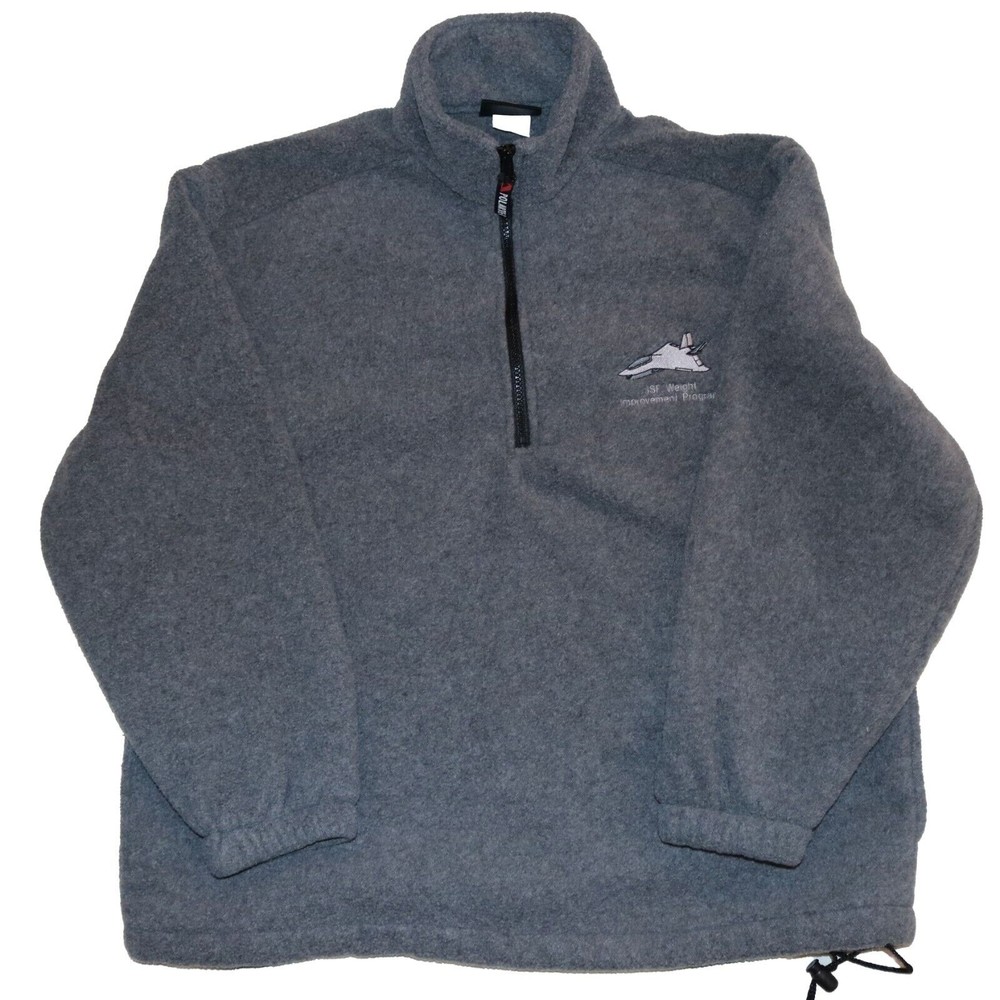 Vintage 90s Hartwell ViaSport Fleece Sweater 1/4 Zip Polartec L Large Men's JSF